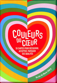 COULEURS DU COEUR - 55 CARTES POUR DECOUVRIR, ACCEPTER, PARTAGER SES QUALITES - COFFRET