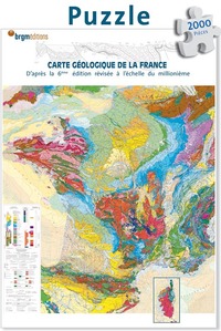 PUZZLE FRANCE GEOLOGIQUE PUZZLE