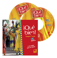 Qué bien Espagnol 1ère année, Coffret 2 CD classe