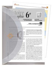 Histoire Géographie, Chaudron/Knafou 6e, Livret et transparents