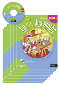 La clé des maths CM1, Pack de 10 manuels élèves + Cédérom