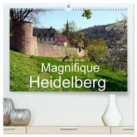 Magnifique Heidelberg  (Calendrier mural 2026 DIN A2 vertical) calendrier de bureau