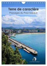Terre de caractère - Paysages du Pays basque (Calendrier mural 2026 DIN A4 horizontal), CALVENDO calendrier mensuel