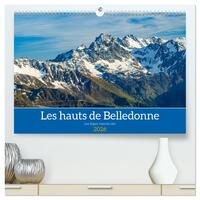 Les hauts de Belledonne les Alpes vues du ciel  (Calendrier mural 2026 DIN A2 vertical) calendrier de bureau