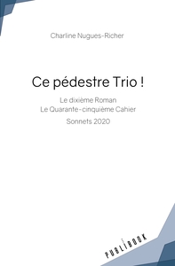 CE PEDESTRE TRIO ! - LE DIXIEME ROMAN LE QUARANTE-CINQUIEME CAHIER SONNETS 2020