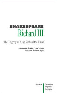 RICHARD III, BILINGUE ANGLAIS-FRANCAIS