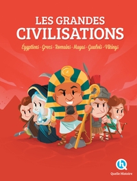 LES GRANDES CIVILISATIONS - EGYPTIENS - GRECS - ROMAINS - MAYAS - GAULOIS - VIKINGS