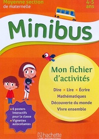 MINIBUS MATERNELLE MS MON FICHIER D'ACTIVITES "TOUT EN UN"