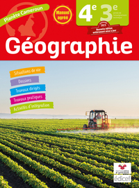 PLANETE CAMEROUN GEOGRAPHIE 4E ELEVE NOUVELLE EDITION