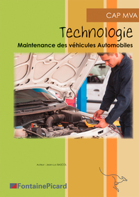 Technologie - Maintenance des véhicules automobiles CAP MV, Pochette de l'élève