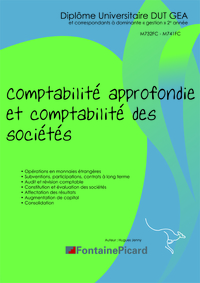 COMPTABILITE APPROFONDIE ET COMPTABILITE DES SOCIETES DUT GEA/LICENCE