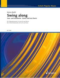 SWING ALONG - DANCE AND JAZZ DUETS. 2 WIND INSTRUMENTS IN BB OR EB (CLARINETS, SAXOPHONES, TRUMPETS,