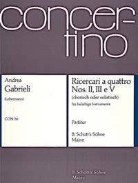 Ricercari a quattro
