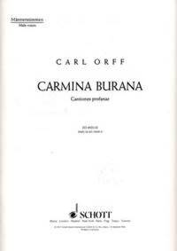 CARMINA BURANA - CANTIONES PROFANAE. SOLO PARTS (STBAR), MIXED CHOIR, CHILDREN'S CHOIR AND ORCHESTRA