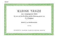 Kleine Tänze aus vergangener Zeit