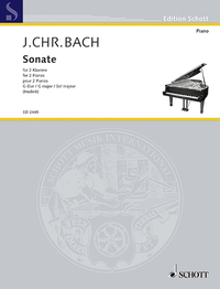 EDITION SCHOTT - SONATE G MAJOR - NEU HERAUSGEGEBEN UND MIT VORTRAGSZEICHEN UND FINGERSATZEN VERSEHE