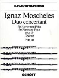 DUO CONCERTANT - OP. 79. FLUTE AND PIANO.