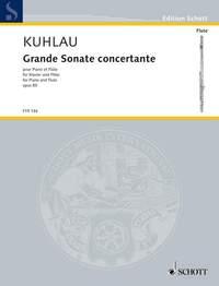 EDITION SCHOTT - GRANDE SONATE CONCERTANTE - OP. 85. FLUTE AND PIANO.