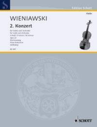 EDITION SCHOTT - VIOLIN CONCERTO NO. 2 IN D MINOR - OP. 22. VIOLIN AND ORCHESTRA. REDUCTION POUR PIA