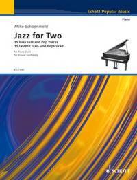 SCHOTT POPULAR MUSIC - JAZZ FOR TWO - 15 PIECES FACILES DU JAZZ ET DE LA POP. PIANO (4 HANDS).