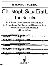 TRIO SONATA D MINOR - 2 FLUTES (VIOLINS) AND BASSO CONTINUO.