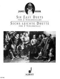 SIX EASY DUETS - OP. 58. 2 CELLOS. PARTITION D'EXECUTION.