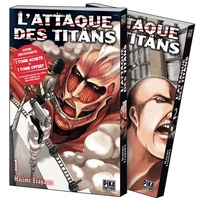 L'Attaque des Titans Pack découverte T01 et T02