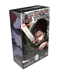 L'ATTAQUE DES TITANS - L'INTEGRALE - T03 - L'ATTAQUE DES TITANS COFFRET T09 A T12 - COFFRET 4 TOMES