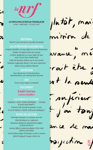LA NOUVELLE REVUE FRANCAISE