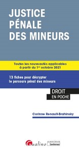 JUSTICE PENALE DES MINEURS - 13 FICHES POUR DECRYPTER LE PARCOURS PENAL DES MINEURS