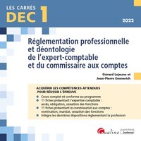 DEC 1 - REGLEMENTATION PROFESSIONNELLE ET DEONTOLOGIE DE L'EXPERT-COMPTABLE ET DU COMMISSAIRE AUX CO