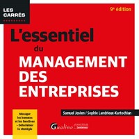 L'ESSENTIEL DU MANAGEMENT DES ENTREPRISES - MANAGER LES HOMMES ET LES FONCTIONS - DETERMINER LA STRA