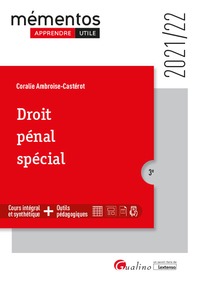 DROIT PENAL SPECIAL