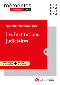 LES INSTITUTIONS JUDICIAIRES - LES PRINCIPES FONDAMENTAUX DE LA JUSTICE - LES ORGANES DE LA JUSTICE