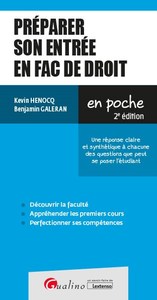 PREPARER SON ENTREE EN FAC DE DROIT - 37 FICHES POUR LES NEO-BACHELIERS POUR PREPARER LEUR ENTREE EN