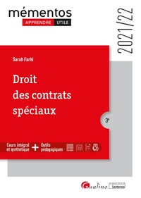 DROIT DES CONTRATS SPECIAUX - COURS INTEGRAL ET SYNTHETIQUE - OUTILS PEDAGOGIQUES