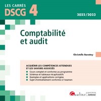 DSCG 4 - COMPTABILITE ET AUDIT - COURS ET APPLICATIONS CORRIGEES