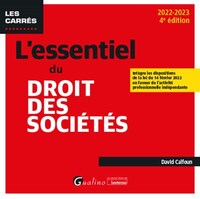 L'essentiel du droit des sociétés