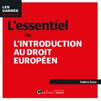 L'ESSENTIEL DE L'INTRODUCTION AU DROIT EUROPEEN - UNE PRESENTATION RIGOUREUSE DE L'ENSEMBLE DES ORGA