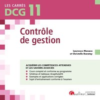 DCG 11 - CONTROLE DE GESTION - COURS ET APPLICATIONS CORRIGEES