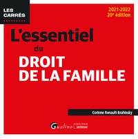 L'ESSENTIEL DU DROIT DE LA FAMILLE