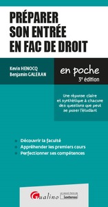 PREPARER SON ENTREE EN FAC DE DROIT - 37 FICHES POUR LES NEO-BACHELIERS POUR PREPARER LEUR ENTREE EN