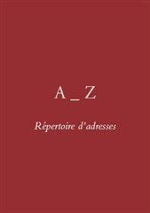 Repertoire d'Adresses A-Z-