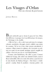 LES VISAGES D'ORLAN
