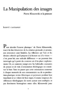 LA MANIPULATION DES IMAGES