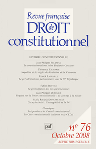 RFDC 2008, n° 75