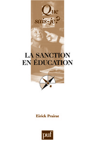 La sanction en education (3e ed) qsj 3684