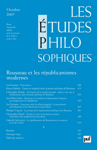 études philosophiques 2007, n° 4