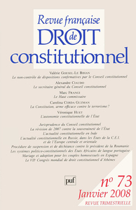 RFDC 2008, n° 73