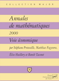 Annales de mathématiques 2000